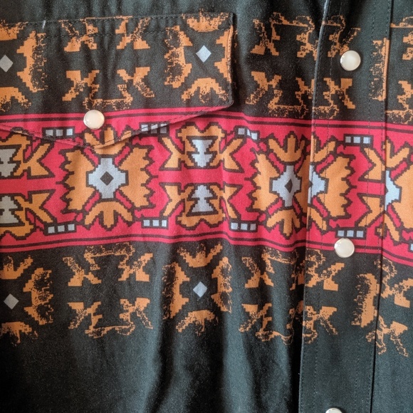 Wrangler Pearl snap button-up long-sleeve shirt XL - Picture 2 of 6